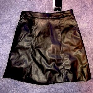 Leather skirt